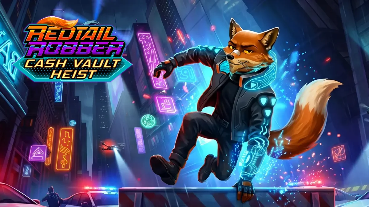 Redtail Robber Cash Vault Heist slot by Play'n GO