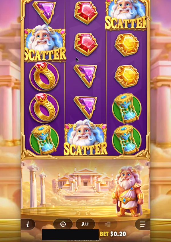 Gates of Olympus POP: three scatters trigger free spins
